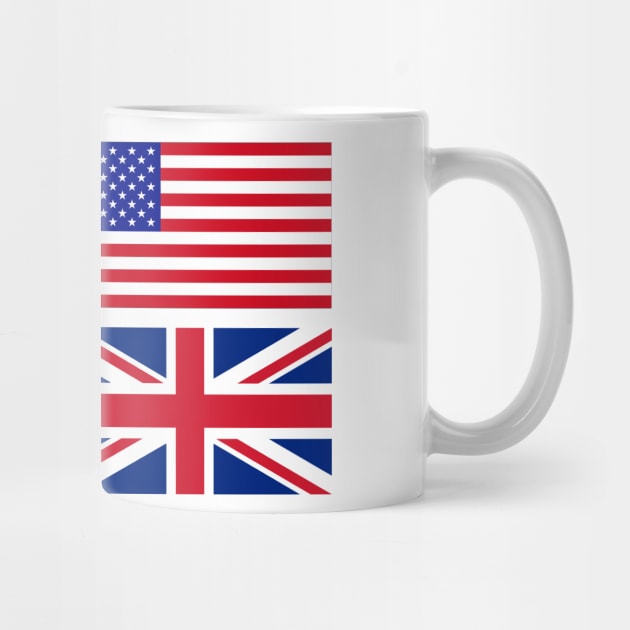 The American and United Kingdom Flag x2 by Islanr